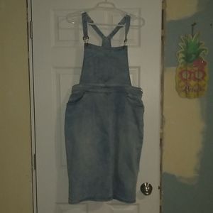Denim overalls